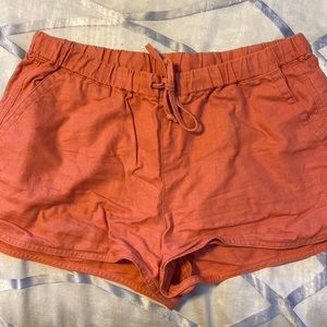 J crew rust color shorts, size Medium